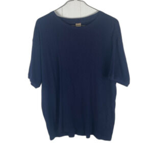 High Sierra Navy Blue T-shirt Men's XL Oversized Baggy Textured Tee